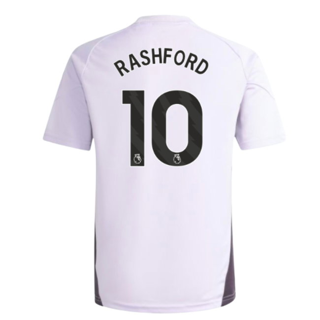 2025-2026 Man Utd Training Jersey (Purple Tint) - Kids (Rashford 10)