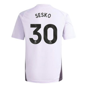 2025-2026 Man Utd Training Jersey (Purple Tint) - Kids (Sesko 30)