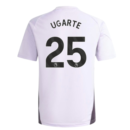 2025-2026 Man Utd Training Jersey (Purple Tint) - Kids (Ugarte 25)
