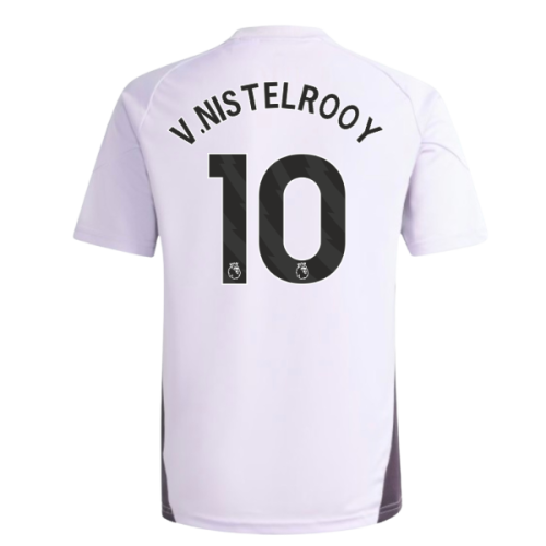 2025-2026 Man Utd Training Jersey (Purple Tint) - Kids (V.Nistelrooy 10)
