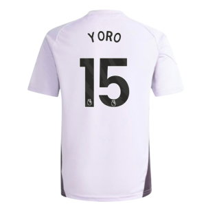 2025-2026 Man Utd Training Jersey (Purple Tint) - Kids (Yoro 15)