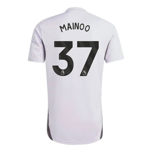 2025-2026 Man Utd Training Jersey (Purple Tint) (Mainoo 37)