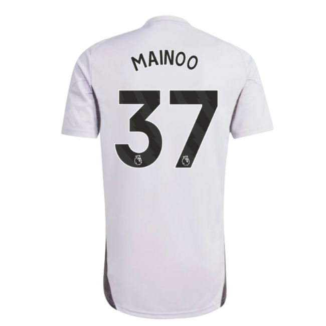 2025-2026 Man Utd Training Jersey (Purple Tint) (Mainoo 37)