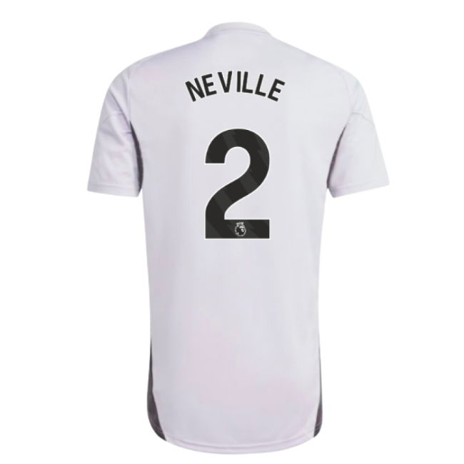 2025-2026 Man Utd Training Jersey (Purple Tint) (Neville 2)