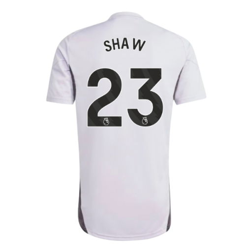 2025-2026 Man Utd Training Jersey (Purple Tint) (Shaw 23)