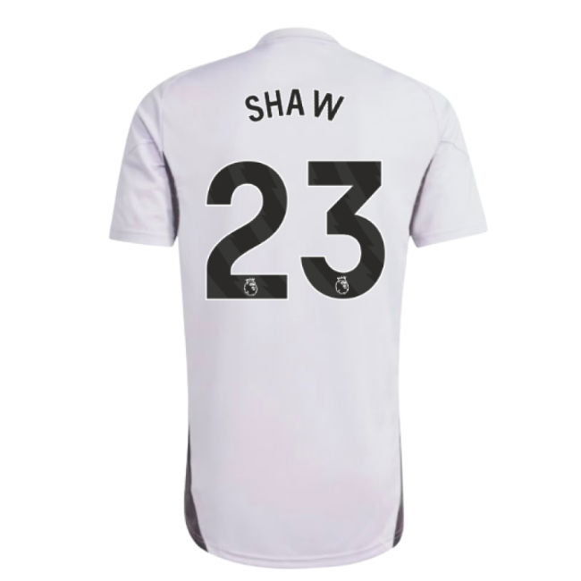 2025-2026 Man Utd Training Jersey (Purple Tint) (Shaw 23)