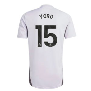 2025-2026 Man Utd Training Jersey (Purple Tint) (Yoro 15)