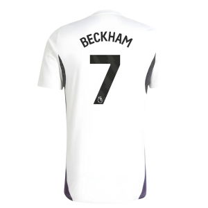 2025-2026 Man Utd Training Jersey (White) (Beckham 7)