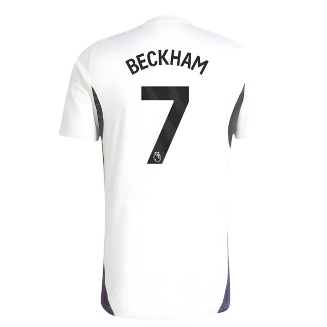 2025-2026 Man Utd Training Jersey (White) (Beckham 7)