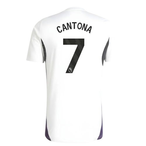 2025-2026 Man Utd Training Jersey (White) (Cantona 7)