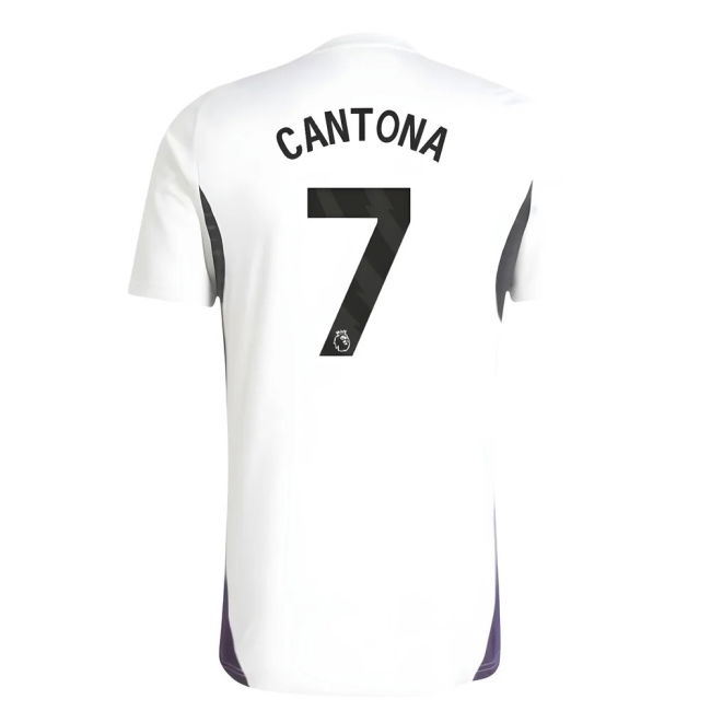 2025-2026 Man Utd Training Jersey (White) (Cantona 7)