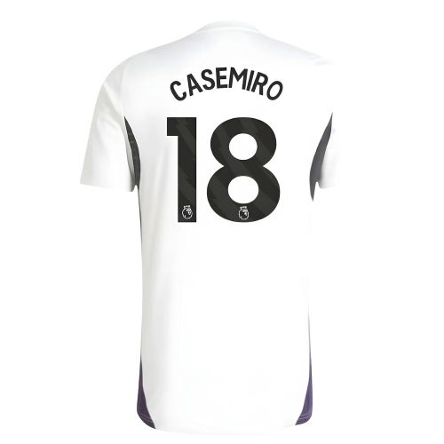 2025-2026 Man Utd Training Jersey (White) (Casemiro 18)