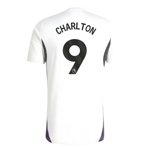 2025-2026 Man Utd Training Jersey (White) (Charlton 9)