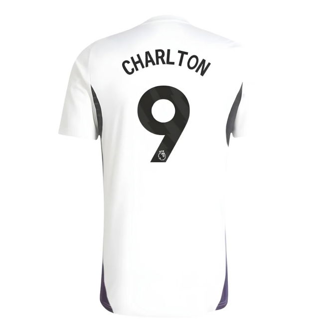 2025-2026 Man Utd Training Jersey (White) (Charlton 9)