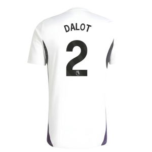 2025-2026 Man Utd Training Jersey (White) (Dalot 2)