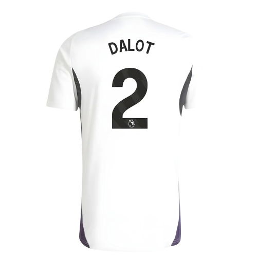 2025-2026 Man Utd Training Jersey (White) (Dalot 2)