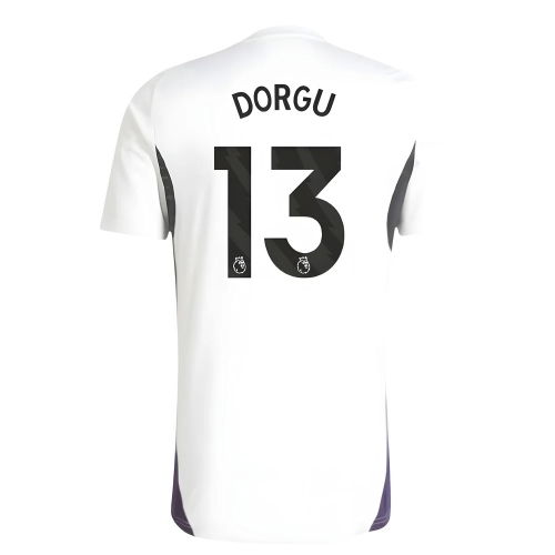 2025-2026 Man Utd Training Jersey (White) (Dorgu 13)