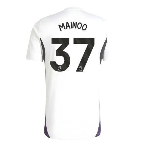 2025-2026 Man Utd Training Jersey (White) (Mainoo 37)