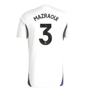 2025-2026 Man Utd Training Jersey (White) (Mazraoui 3)