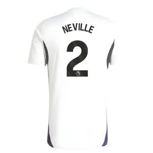 2025-2026 Man Utd Training Jersey (White) (Neville 2)