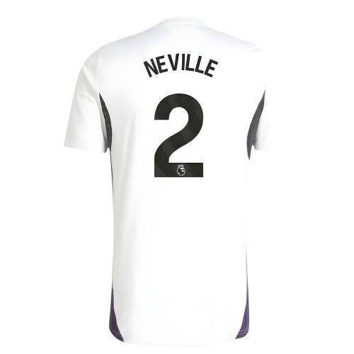2025-2026 Man Utd Training Jersey (White) (Neville 2)
