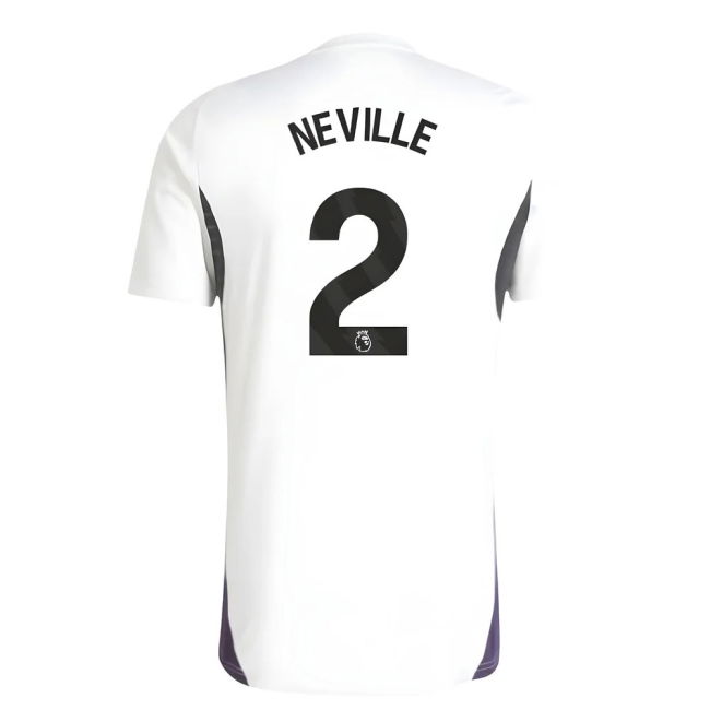 2025-2026 Man Utd Training Jersey (White) (Neville 2)