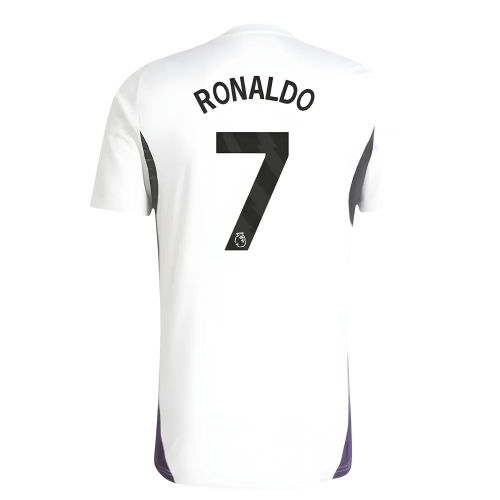 2025-2026 Man Utd Training Jersey (White) (Ronaldo 7)