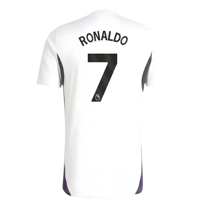 2025-2026 Man Utd Training Jersey (White) (Ronaldo 7)
