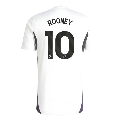 2025-2026 Man Utd Training Jersey (White) (Rooney 10)