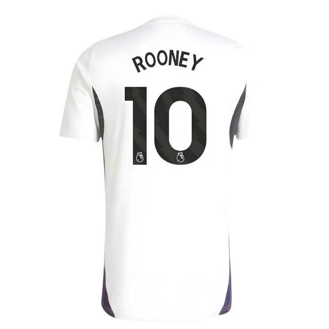 2025-2026 Man Utd Training Jersey (White) (Rooney 10)