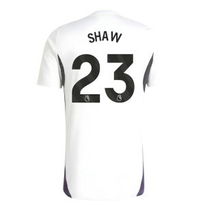 2025-2026 Man Utd Training Jersey (White) (Shaw 23)