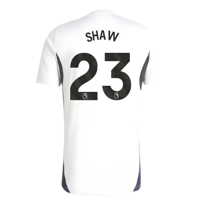2025-2026 Man Utd Training Jersey (White) (Shaw 23)