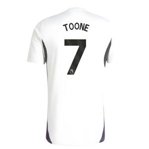 2025-2026 Man Utd Training Jersey (White) (Toone 7)