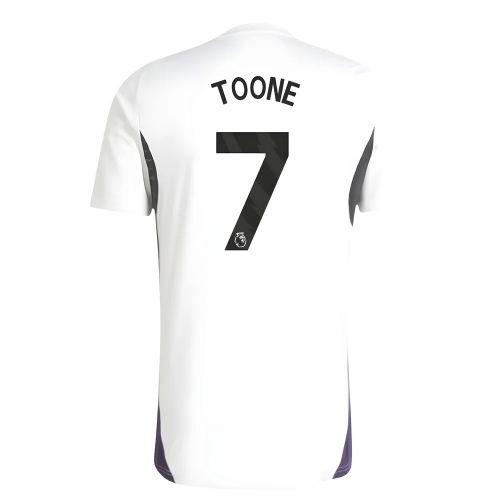 2025-2026 Man Utd Training Jersey (White) (Toone 7)