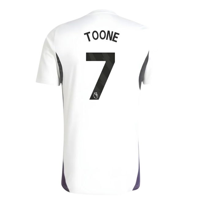 2025-2026 Man Utd Training Jersey (White) (Toone 7)
