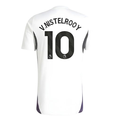 2025-2026 Man Utd Training Jersey (White) (V.Nistelrooy 10)