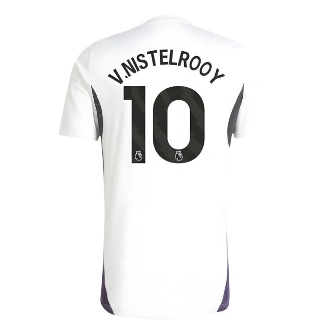 2025-2026 Man Utd Training Jersey (White) (V.Nistelrooy 10)