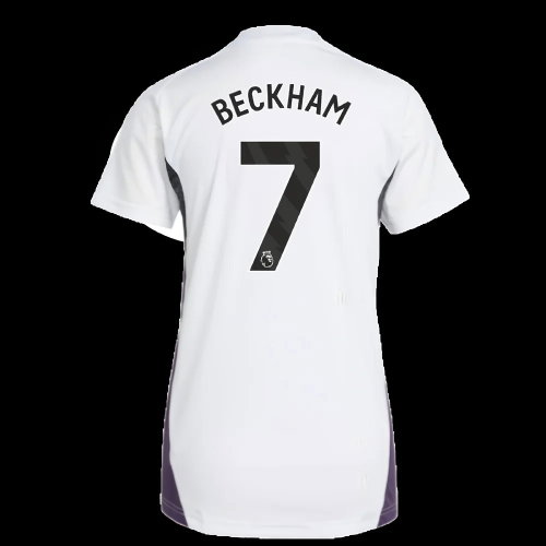 2025-2026 Man Utd Training Jersey (White) - Womens (Beckham 7)