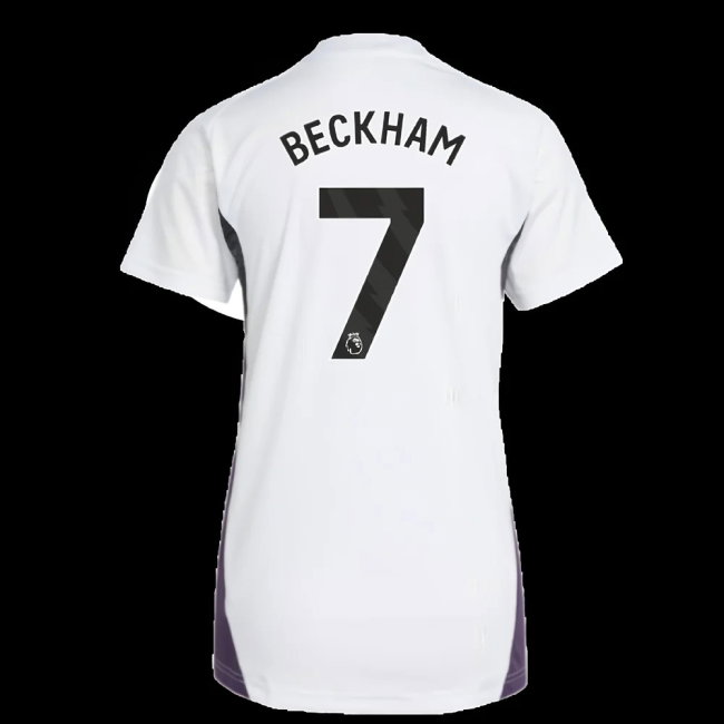 2025-2026 Man Utd Training Jersey (White) - Womens (Beckham 7)