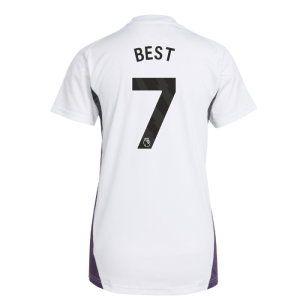 2025-2026 Man Utd Training Jersey (White) - Womens (Best 7)
