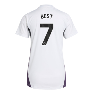 2025-2026 Man Utd Training Jersey (White) - Womens (Best 7)