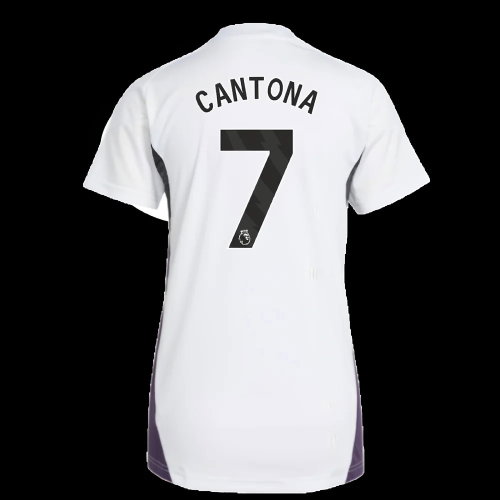 2025-2026 Man Utd Training Jersey (White) - Womens (Cantona 7)