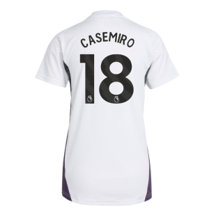 2025-2026 Man Utd Training Jersey (White) - Womens (Casemiro 18)
