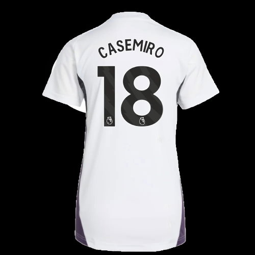 2025-2026 Man Utd Training Jersey (White) - Womens (Casemiro 18)