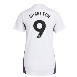 2025-2026 Man Utd Training Jersey (White) - Womens (Charlton 9)