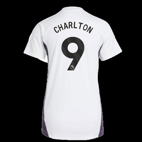 2025-2026 Man Utd Training Jersey (White) - Womens (Charlton 9)