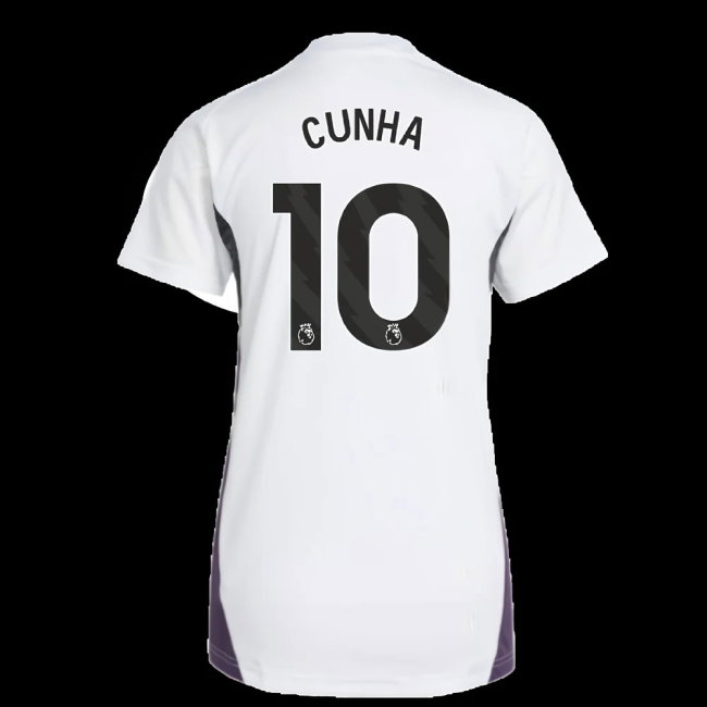 2025-2026 Man Utd Training Jersey (White) - Womens (Cunha 10)