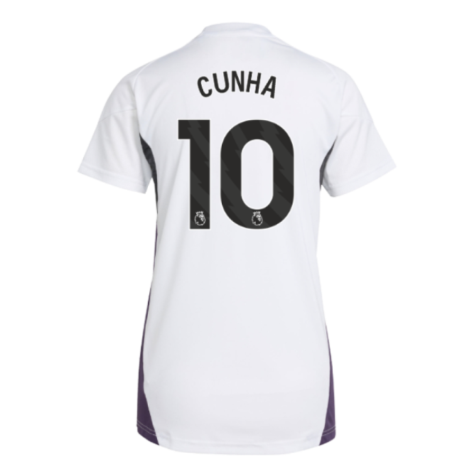 2025-2026 Man Utd Training Jersey (White) - Womens (Cunha 10)