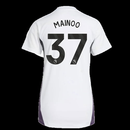 2025-2026 Man Utd Training Jersey (White) - Womens (Mainoo 37)