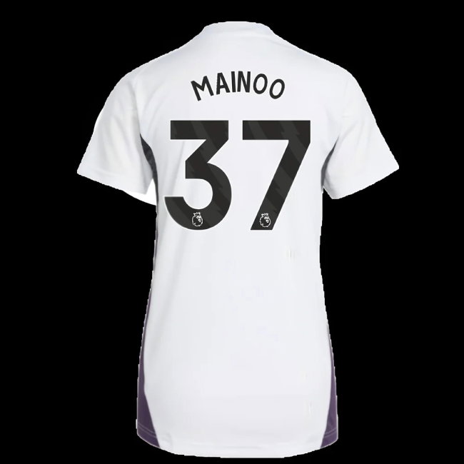 2025-2026 Man Utd Training Jersey (White) - Womens (Mainoo 37)